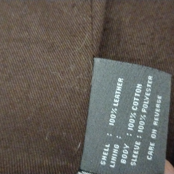 MEN'S M KENNETH COLE REACTION BROWN WASHED OUT AWESOME GRUNGE LOOK LEATHER COAT - Picture 16 of 16